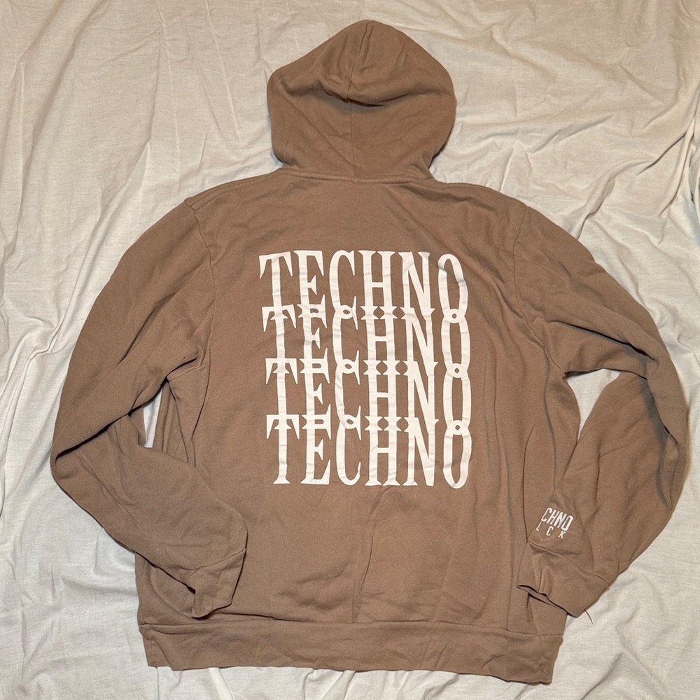 Techno Tan Fleece Hoodie